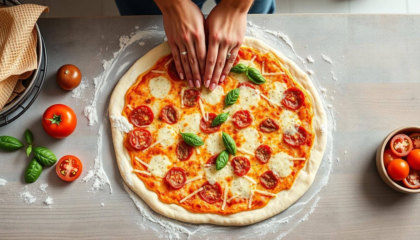 Quick weeknight dinner prepared in a home kitchen